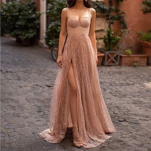 Rose Gold Gown - New with Tags